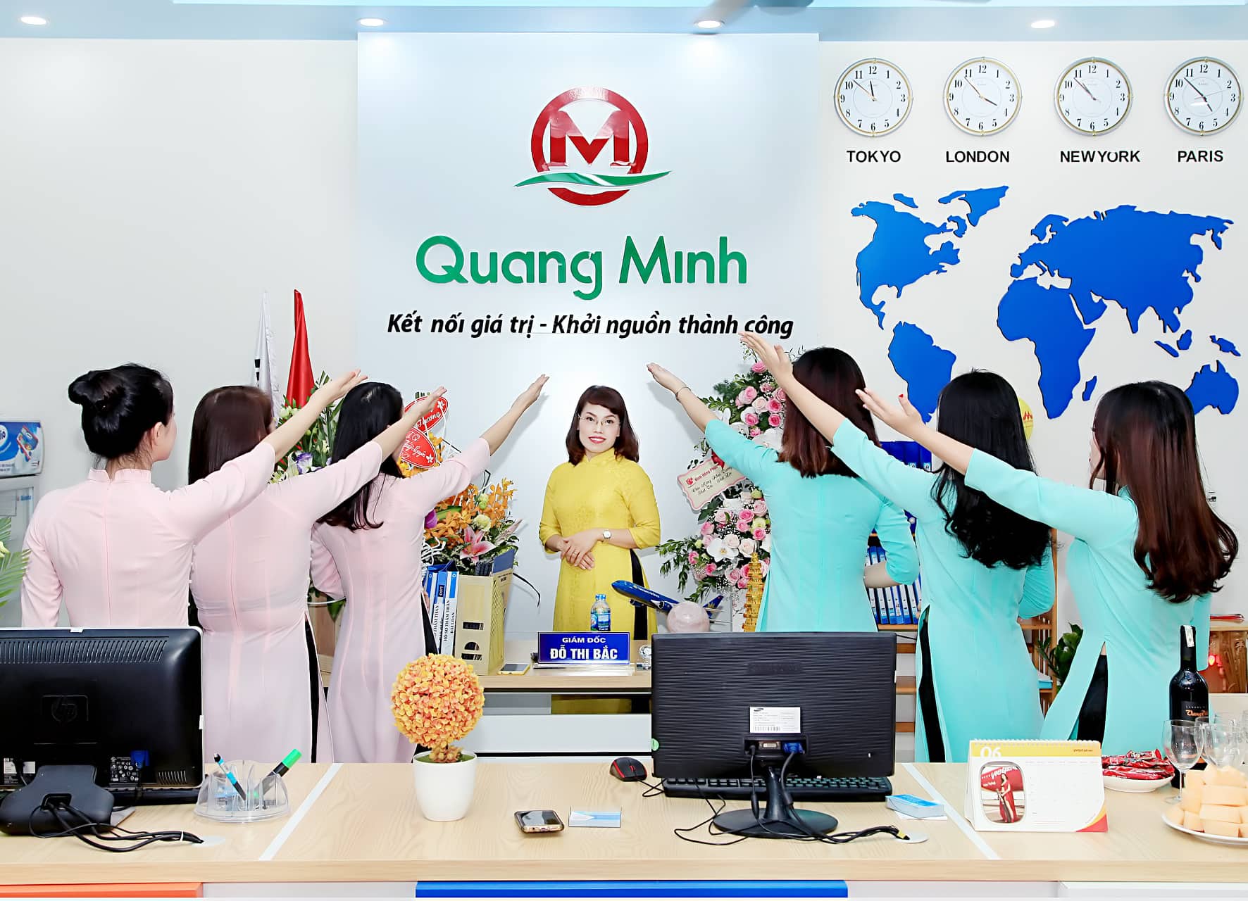 Website phòng vé Phòng Vé Quang Minh